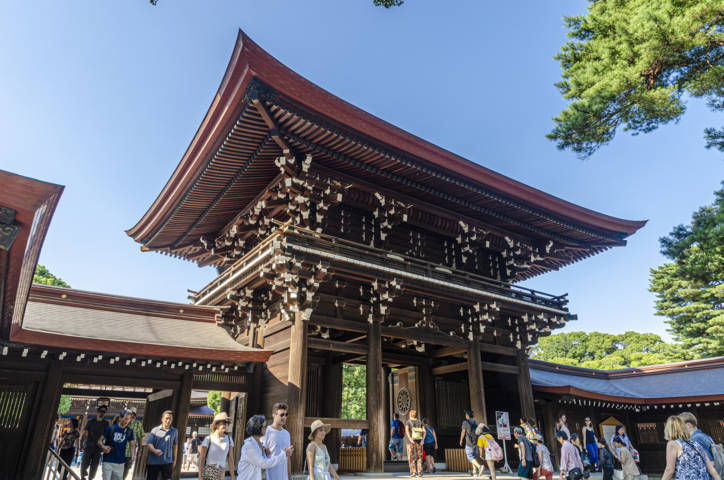 106 - Tokyo - barrio de Shibuya - santuario de Meiji-jingu